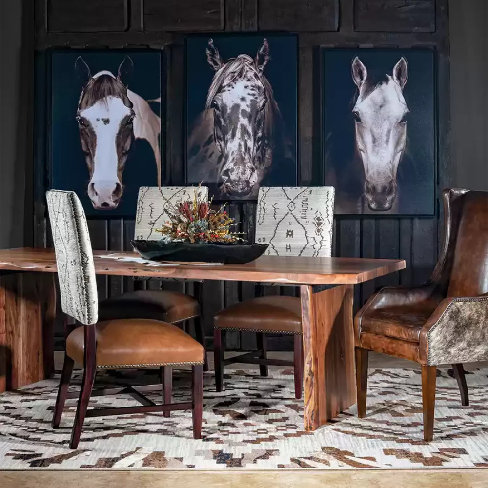 Rustic Live Edge Dining Table