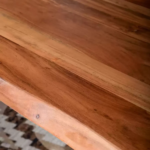 Natural Live Edge Dining Table - Image 3