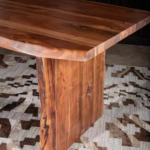 Natural Live Edge Dining Table - Image 5