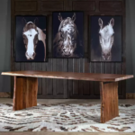Natural Live Edge Dining Table - Image 6