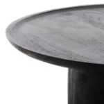 Round Wood Coffee Table - Image 3