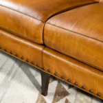 Executive Tufted Leather Sofa - Image 4