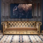 Beige Chesterfield Sofa