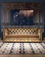 Beige Chesterfield Sofa