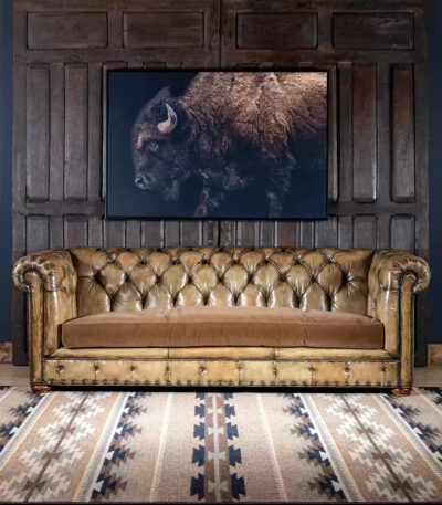 Beige Chesterfield Sofa