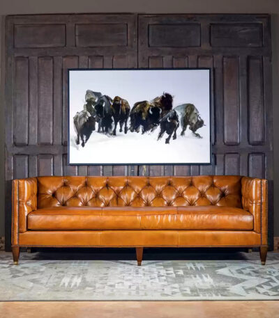 legacy chesterfield leather sofa India – timeless leather tufted sofa by Teak & Tanned