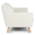 Marshmallow Boucle Loveseat - Image 3