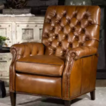 luxury leather armchair India – Bentley Armchair by Teak & Tanned