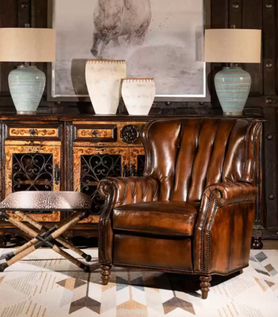 leather executive armchair India – Windsor Armchair by Teak & Tanned