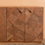 Mosaic Wood Sideboard - Image 5