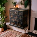 Hand-painted Storyteller’s Chest of Drawer by Teak & Tanned