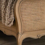 Heritage Teak Rattan Bed- King Size - Image 3