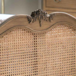 Heritage Teak Rattan Bed- King Size - Image 6