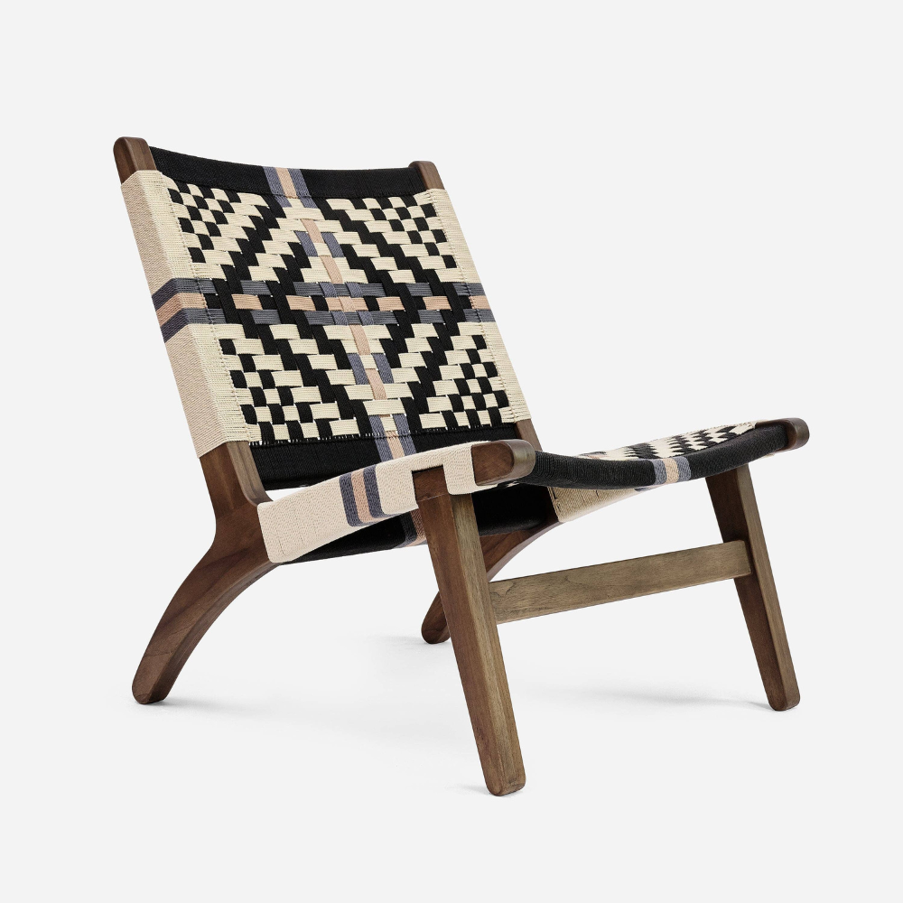 Teak Lounge Chair – Colonial Pattern