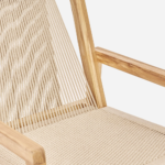 Veridian Natural Armchair-Naturaline Traditional Cord/ Set of-2 - Image 2