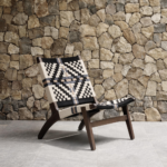 Teak Lounge Chair-Colonial Pattern/ Set of-2 - Image 2