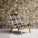 Teak Lounge Chair – Colonial Pattern/ Set of -2 - Image 2