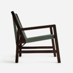 Veridian Teak Walnut Armchair-Basil Traditional Cord