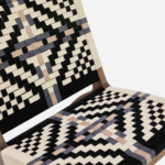 Teak Lounge Chair-Colonial Pattern/ Set of-2 - Image 4