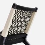 Teak Lounge Chair-Vernice Pattern/Set of -2 - Image 5