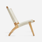 Teak Lounge Chair - Naturaline Cross Braided/ Set of -2 - Image 6