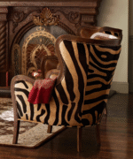 Zebra Monarch Armchair - Image 3