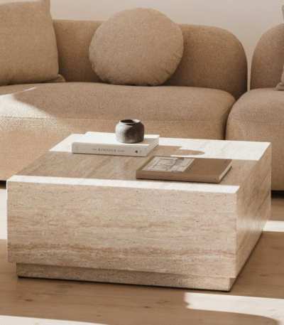Natural Travertine Centre Table