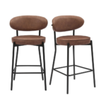 Minimalist Bar Stool-Set of 2 - Image 2