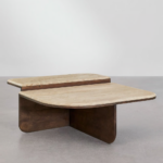 Organic Travertine Table - Image 4