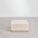 Natural Travertine Centre Table - Image 5