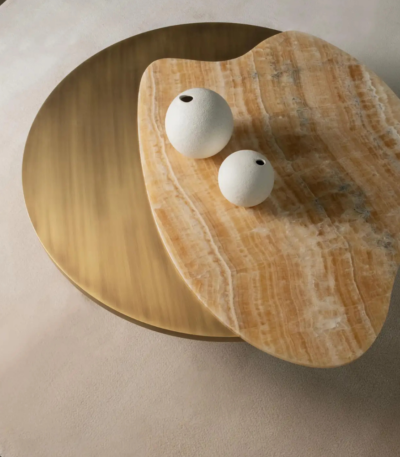Onyx Wave Center Table
