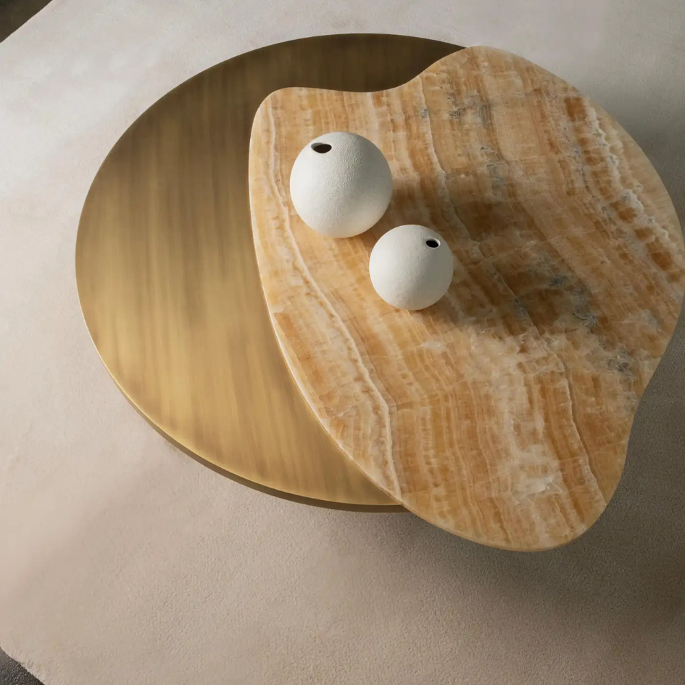 Onyx Wave Center Table