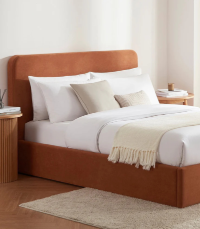 Luna Suede Bed