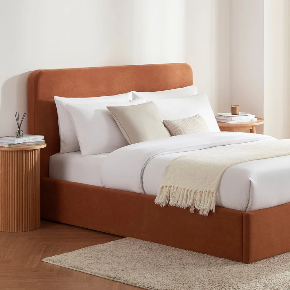 Luna Suede Bed