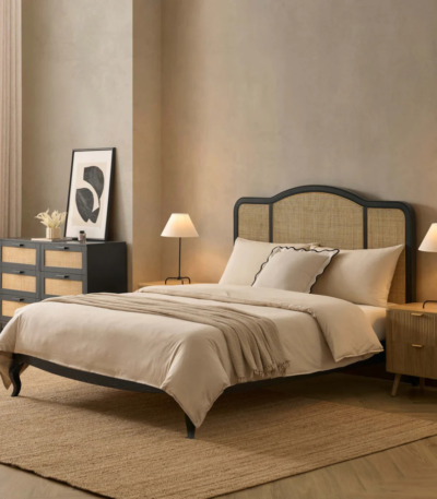 Avika Rattan Bed