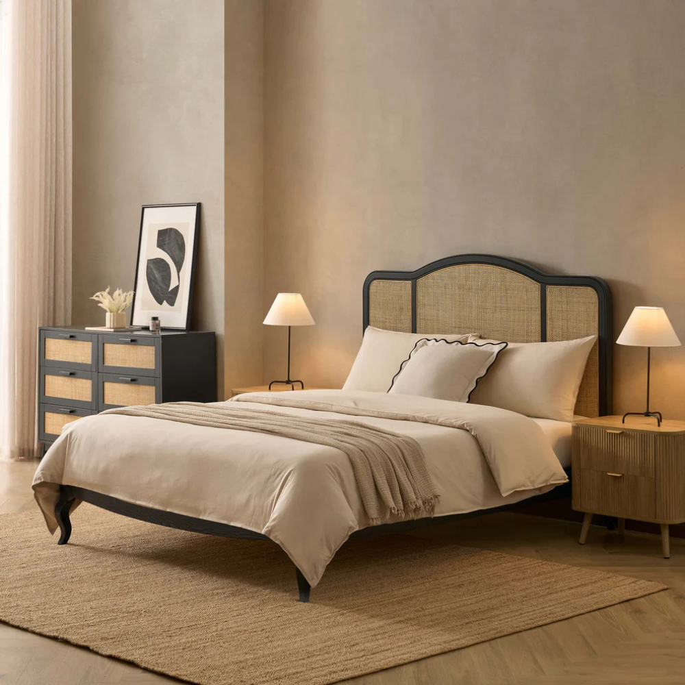 Avika Rattan Bed