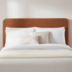 Luna Suede Upholstered Bed - Image 4