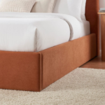 Luna Suede Upholstered Bed - Image 6