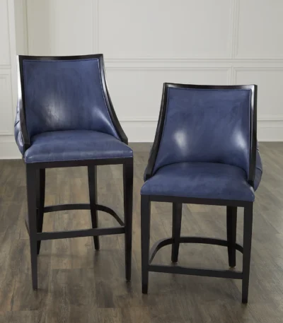 The Chancellor's Tufted Bar Stool